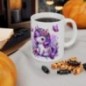 Mug Licorne fleurs papillons - Idée cadeau - Tasse originale en céramique