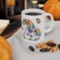 Mug Licorne coloré papillons - Idée cadeau - Tasse originale en céramique