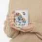 Mug Licorne coloré papillons - Idée cadeau - Tasse originale en céramique