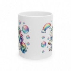 Mug Licorne Bulles - Idée cadeau - Tasse originale en céramique