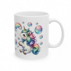 Mug Licorne Bulles - Idée cadeau - Tasse originale en céramique