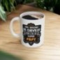 Mug pas besoin de cheveux pour être un super Papy - Idée cadeau - Tasse en céramique - Humour Sympa Fun