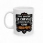 Mug pas besoin de cheveux pour être un super Beau Papa - Idée cadeau - Tasse en céramique - Humour Sympa Fun