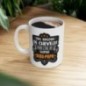 Mug pas besoin de cheveux pour être un super Beau Papa - Idée cadeau - Tasse en céramique - Humour Sympa Fun