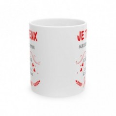 Mug Amour je te veux je t'aime - Idée cadeau - Tasse en céramique originale