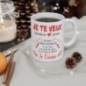 Mug Amour je te veux je t'aime - Idée cadeau - Tasse en céramique originale