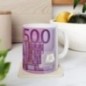 Mug Billet de 500 euros - Idée cadeau - Tasse originale en céramique