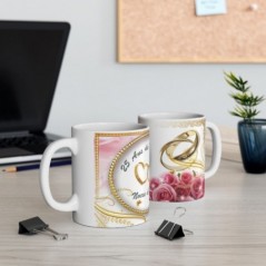 Mug 25 ans de Mariage Noces d'Argent - idée cadeau - tasse anniversaire de Mariage