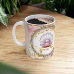 Mug 30 ans de Mariage Noces de Perle - idée cadeau - tasse anniversaire de Mariage