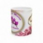 Mug 55 ans de Mariage Noces d'Orchidée - idée cadeau - tasse anniversaire de Mariage