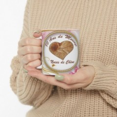 Mug 80 ans de Mariage Noces de Chêne - idée cadeau - tasse anniversaire de Mariage