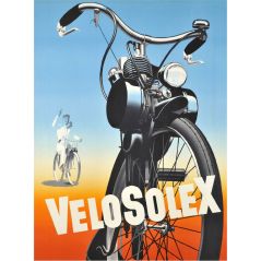 Plaque déco en aluminium Retro Vintage Velosolex