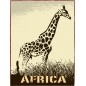 Sticker Africa girafe