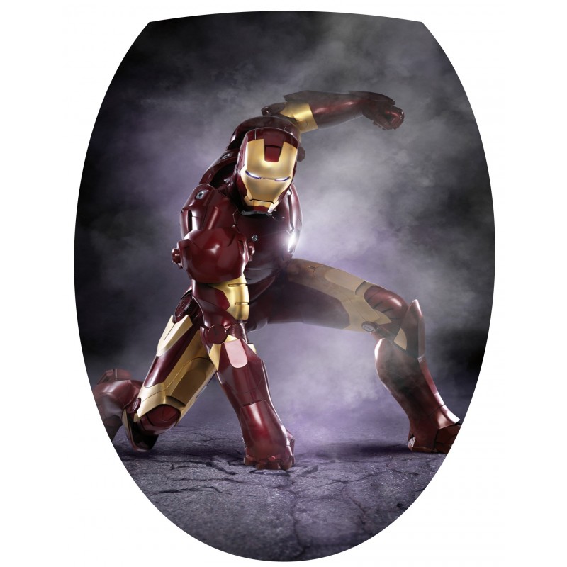 Sticker Abattant de WC Iron Man