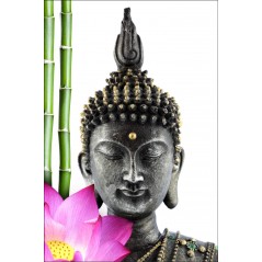 Sticker frigo Bouddha Bambou