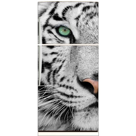 Sticker frigo électroménager déco cuisine tigre 70x170cm